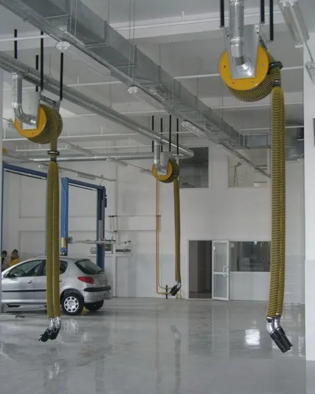 Монтаж вентиляции на СТО